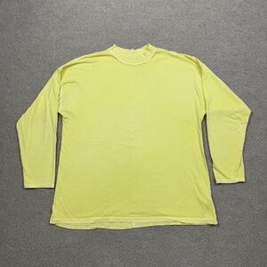 We The Free T Shirt Women's Size S Yellow Long Sleeve Pullover Casual Ladies FP